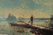 Winslow Homer Morning on the lake oil painting